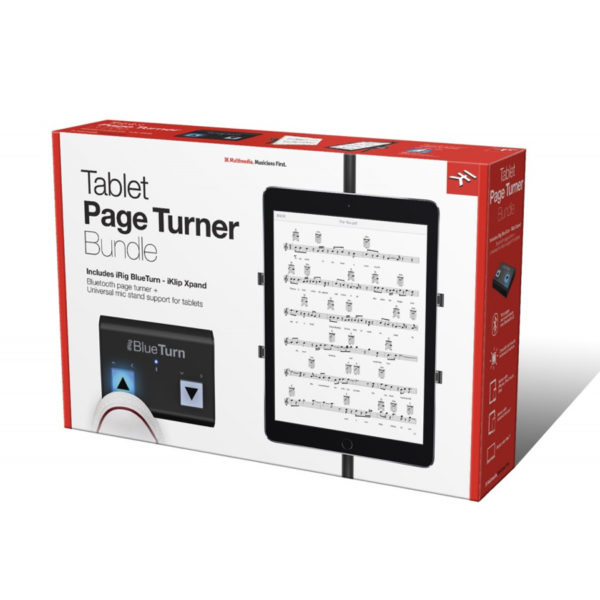 IK Multimedia iRig BlueTurn + iKlip Xpand Bundle IK Multimedia iRig BlueTurn + iKlip Xpand Bundle