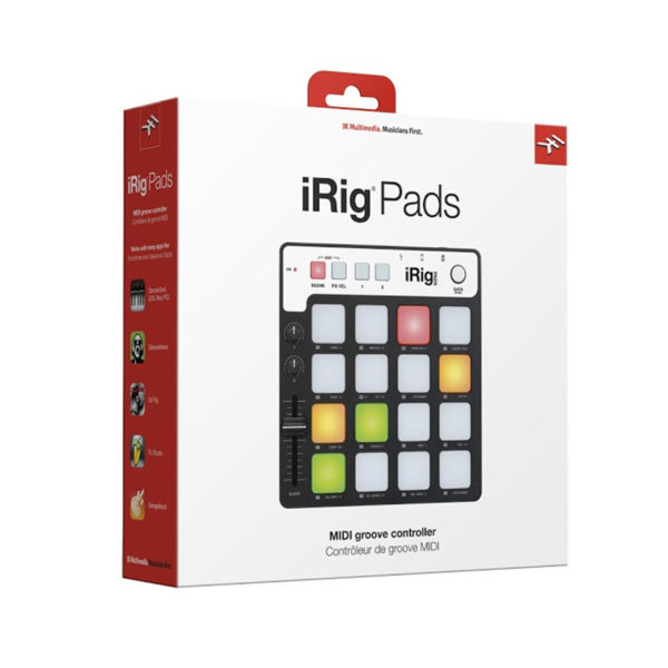 IK Multimedia iRig PADS Portable MIDI Groove Controller IK Multimedia iRig PADS Portable MIDI Groove Controller