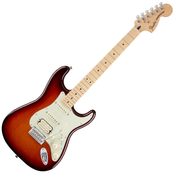 Square copy Fender Deluxe Stratocaster HSS Tobacco Sunburst MF