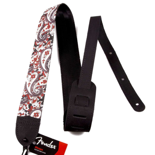 Square copy STRAP 2" RED PAISLEY