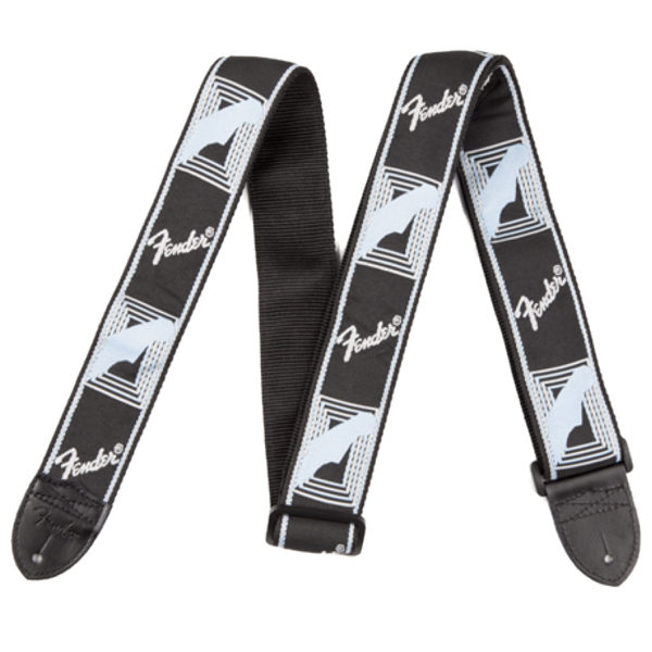 Square copy FENDER STRAP MONOGRAMMED BLK