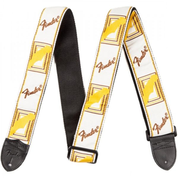 fender-guitar-strap-monogrammed-0990683000 FENDER STRAP MONOGRAMMED WHT