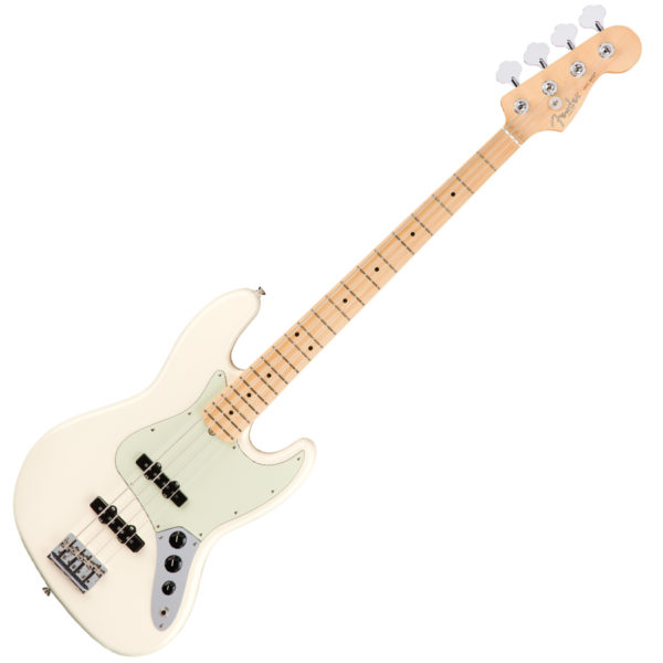 Square copy Fender American Professional Jazz Olympic White MF