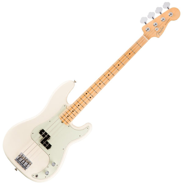 Square copy Fender Standard Precision Bass Arctic White MF