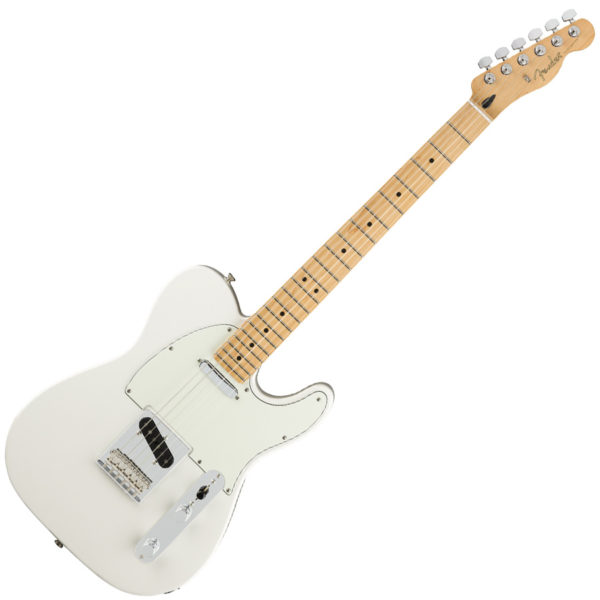 Square copy Fender Player Telecaster Polar White Maple