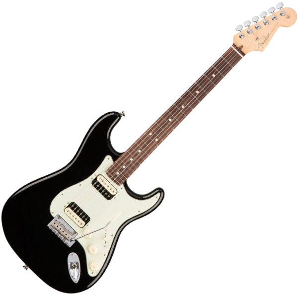 Square copy HH Shawbucker Stratocaster Black